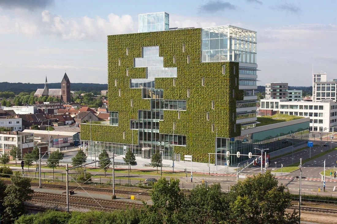 Het moderne stadskantoor van Venlo, gebouwd volgens de Cradle to Cradle-principes